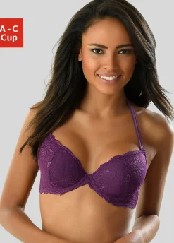 Bhs|Vivance Push-up-BH lila