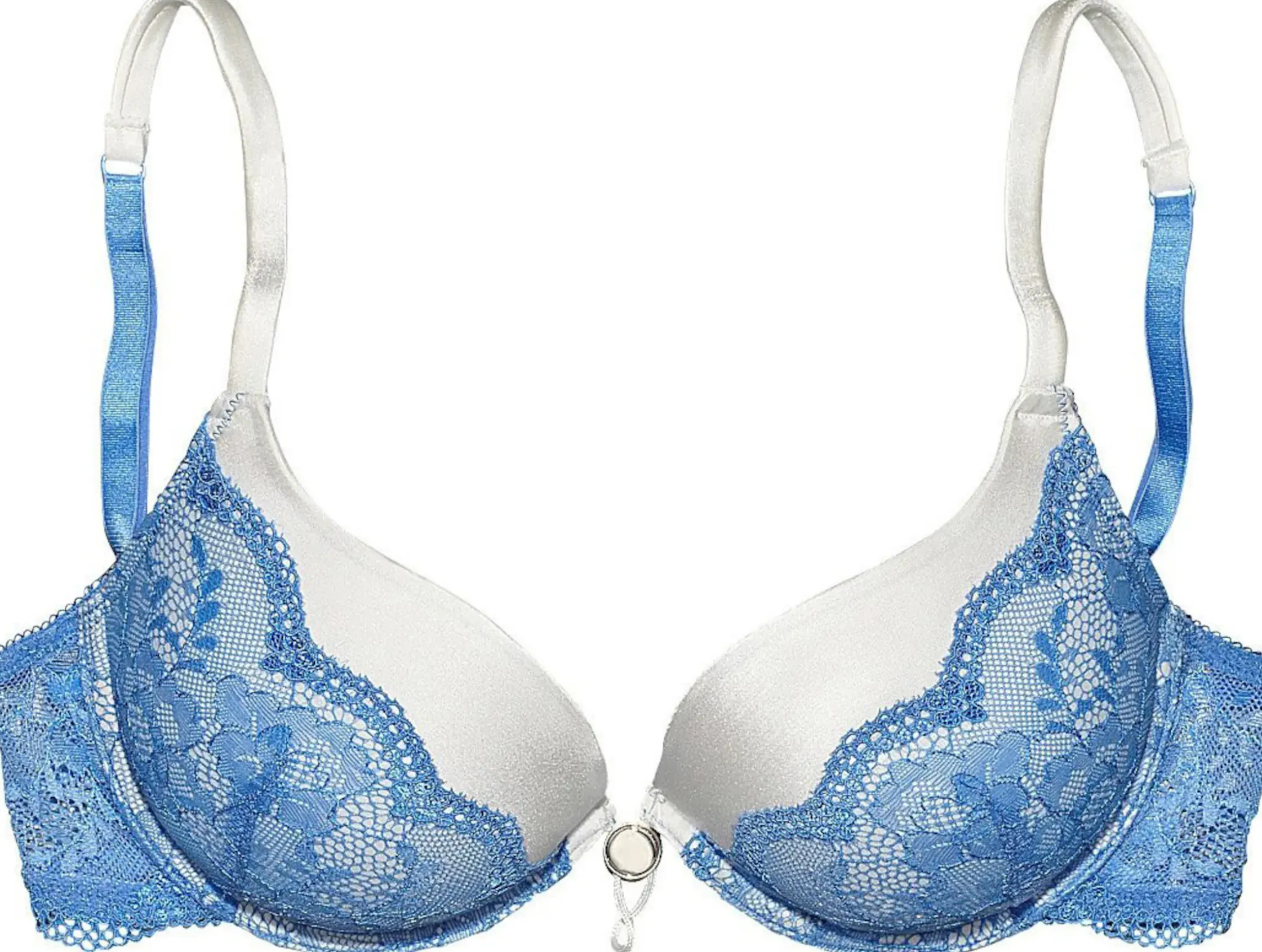 Bhs|LASCANA Push-up-BH creme-blau