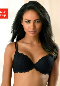Bhs|Vivance Push-up-BH schwarz