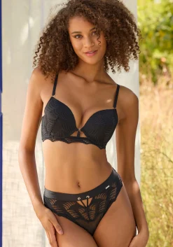 Bhs|LASCANA Push-up-BH schwarz