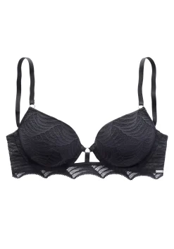 Bhs|LASCANA Push-up-BH schwarz