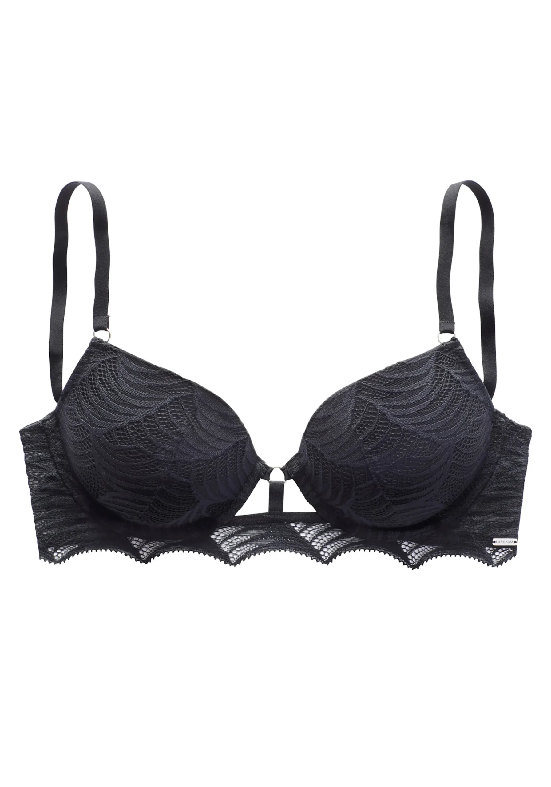 Bhs|LASCANA Push-up-BH schwarz