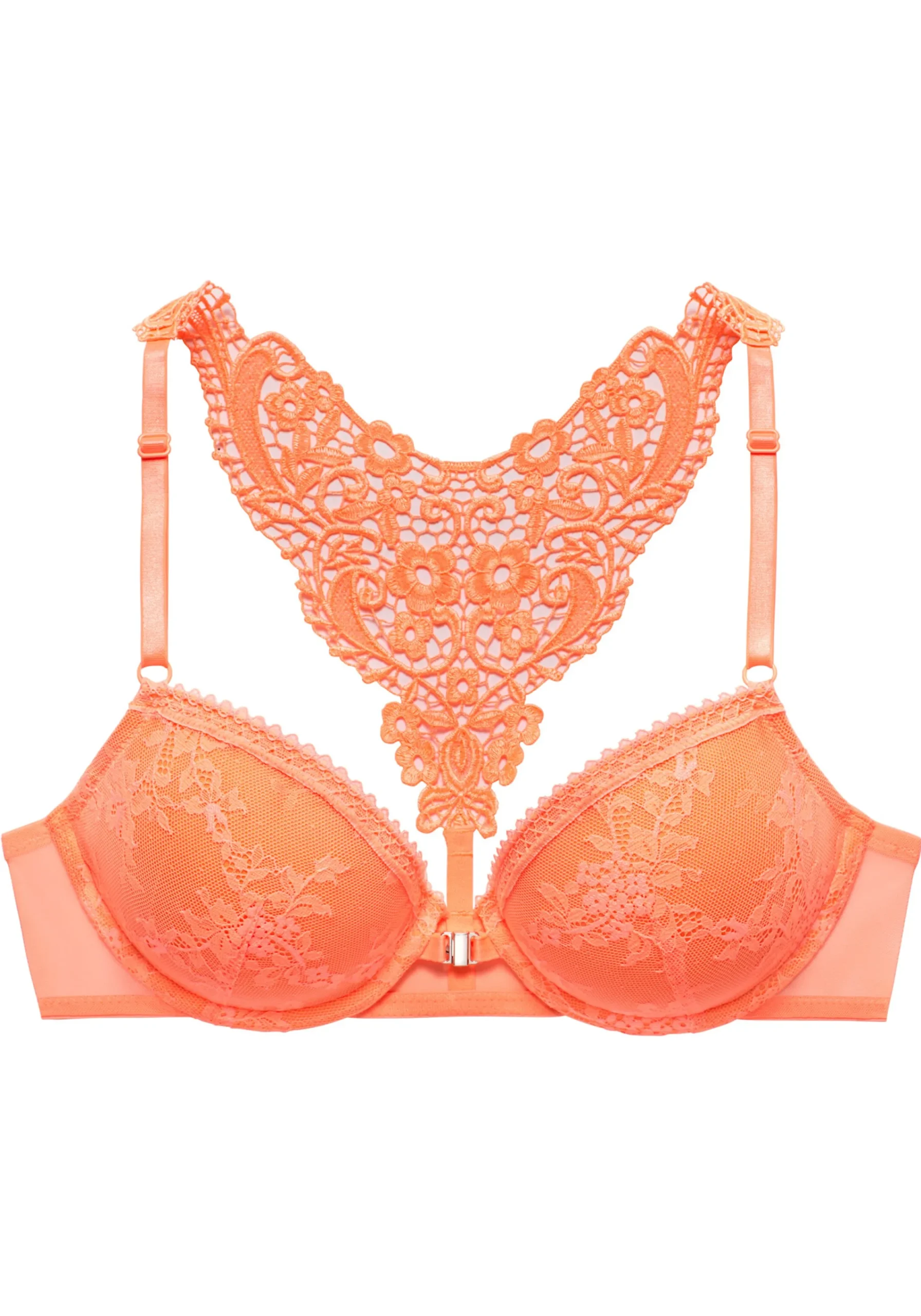 Bhs|LASCANA Push-up-BH neonpfirsich