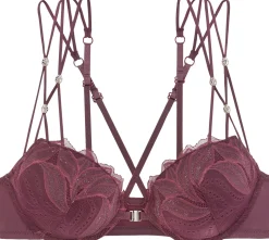 Bhs|Nuance Push-up-BH weinrot