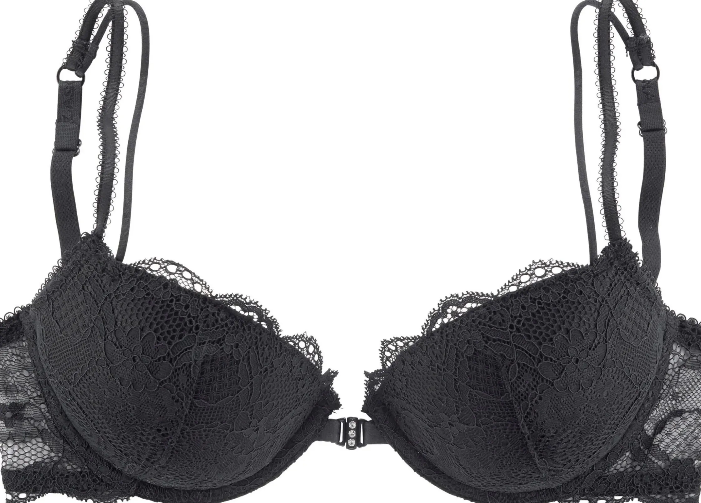 Bhs|LASCANA Push-up-BH schwarz