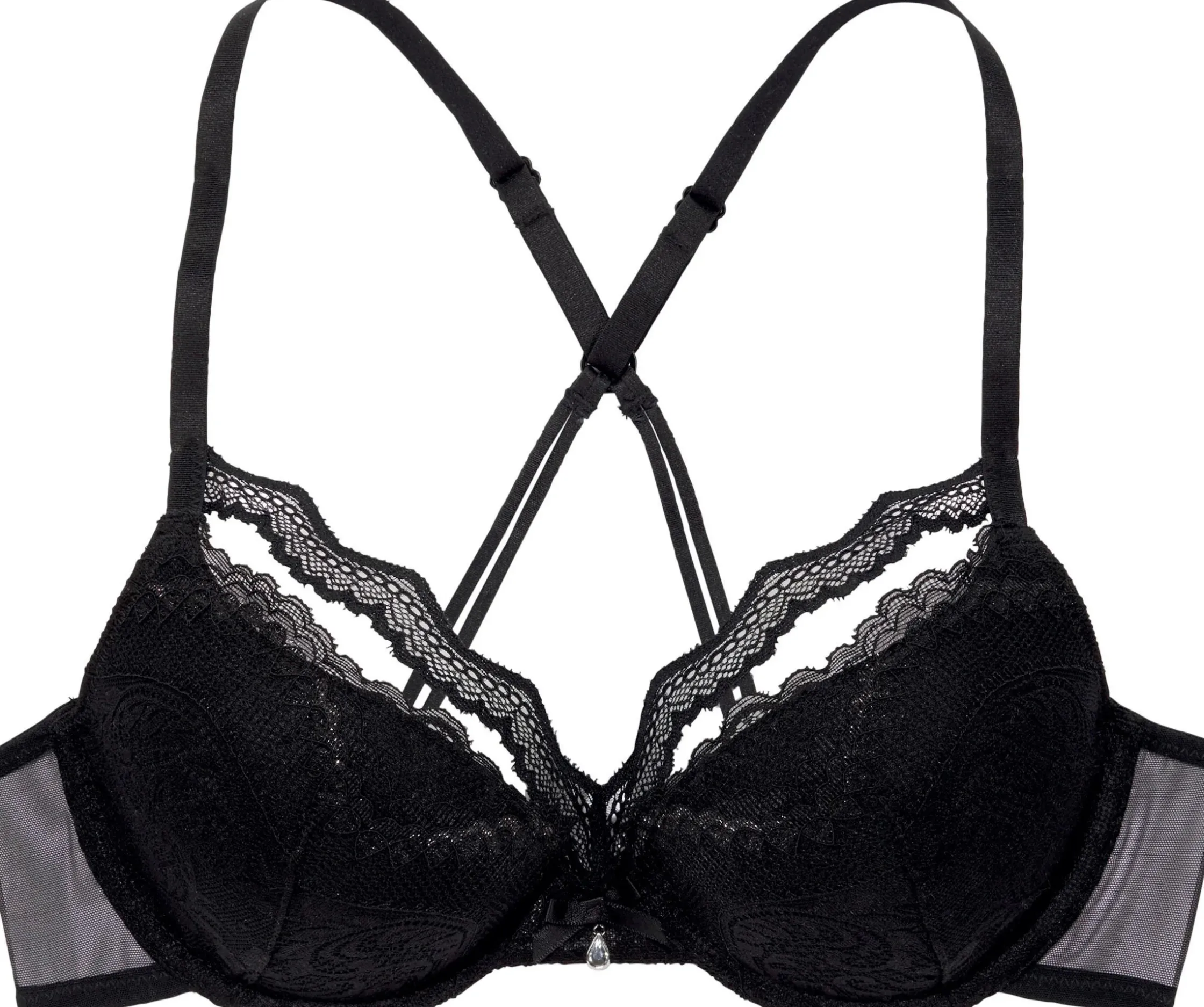 Bhs|petite fleur gold Push-up-BH schwarz