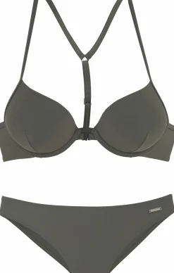 Bikinis|Bruno Banani Push-Up-Bikini oliv