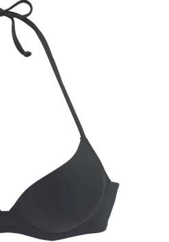 Bikinis|LASCANA Push-Up-Bikini-Top schwarz