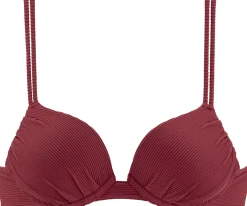 Bikinis|Sunseeker Push-Up-Bikini-Top rostrot
