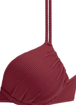 Bikinis|Sunseeker Push-Up-Bikini-Top rostrot