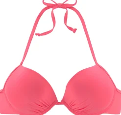 Bikinis|Buffalo Push-Up-Bikini-Top rosa