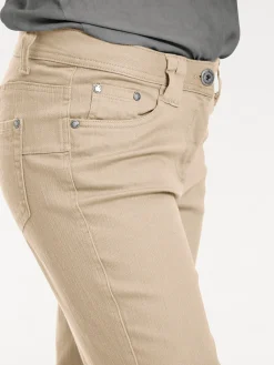 Hosen|heine Push-up-Hose beige