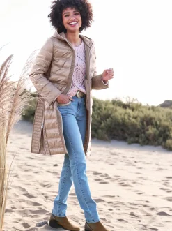 Jeans|heine Push-up-Jeans mit Zierband blue-bleached