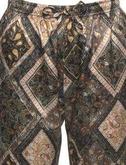 Nachtwäsche|LASCANA Pyjama schwarz-allover