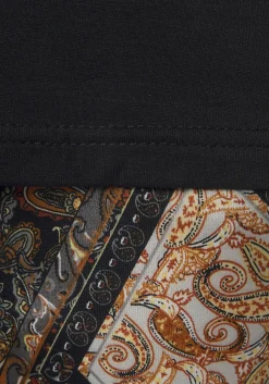 Nachtwäsche|LASCANA Pyjama schwarz-allover