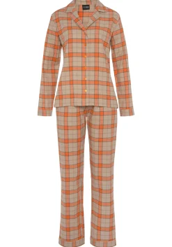 Nachtwäsche|Vivance Dreams Pyjama orange