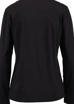 Nachtwäsche|Vivance Dreams Pyjama pink-schwarz