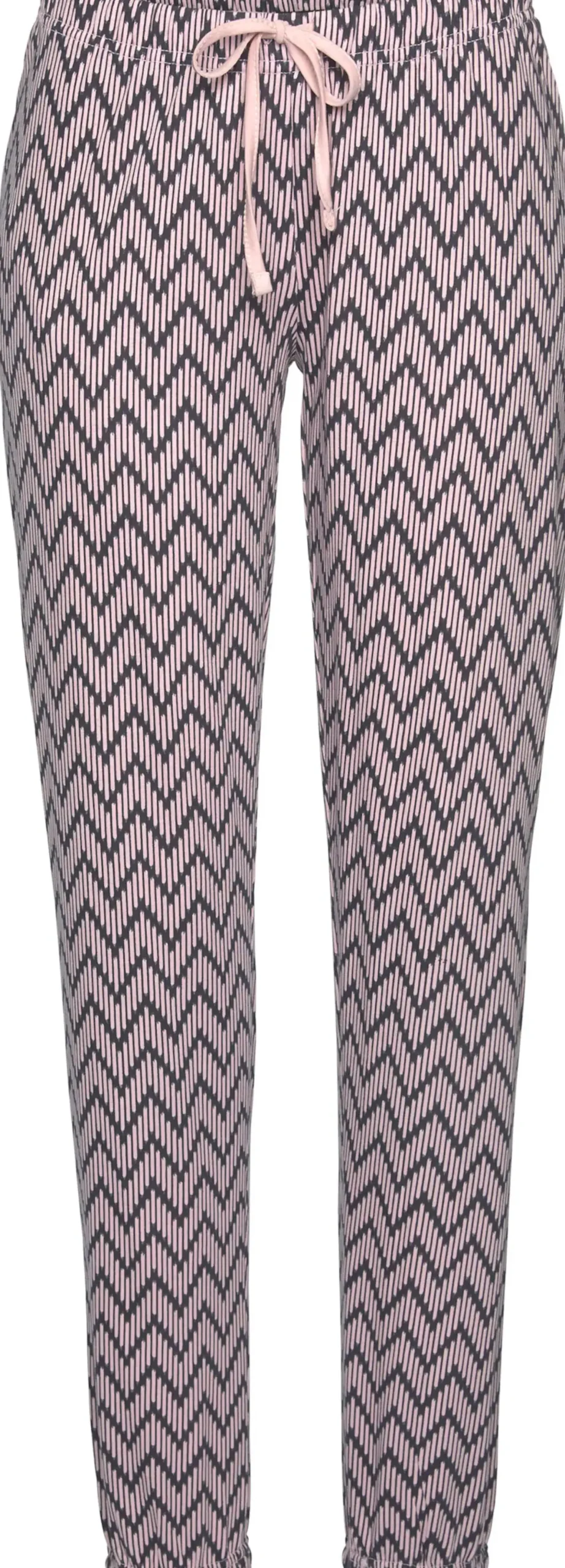 Nachtwäsche|Vivance Dreams Pyjama dunkelblau-gemustert