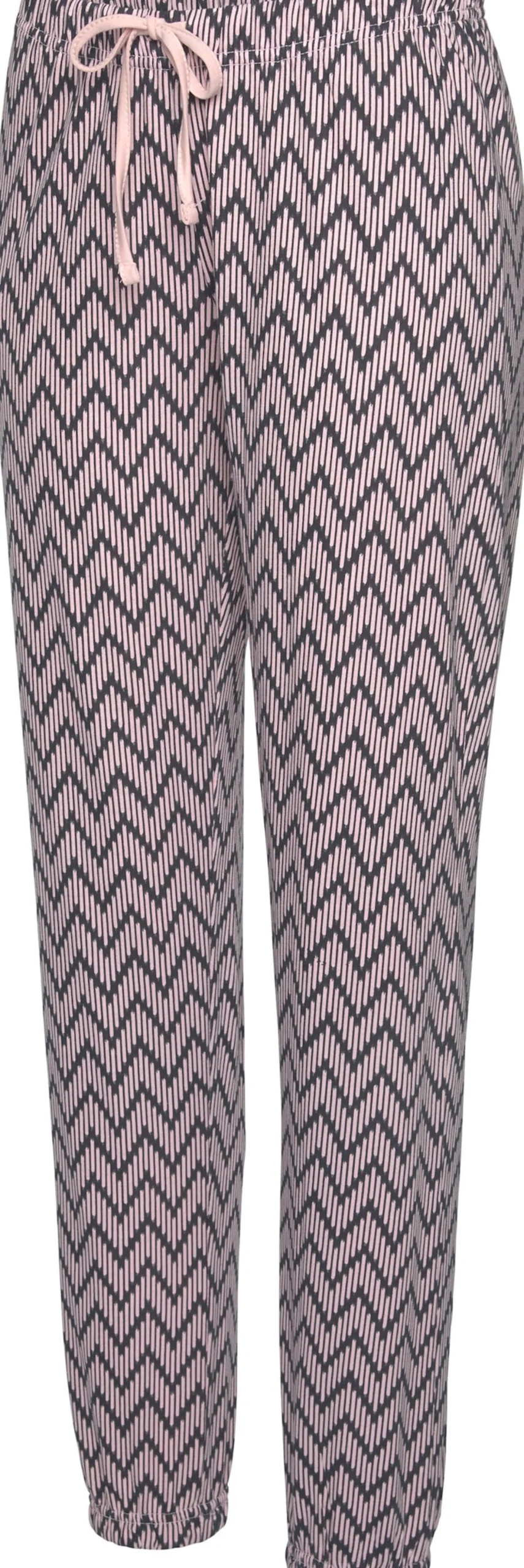 Nachtwäsche|Vivance Dreams Pyjama dunkelblau-gemustert
