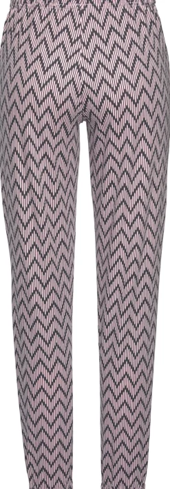 Nachtwäsche|Vivance Dreams Pyjama dunkelblau-gemustert