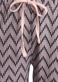 Nachtwäsche|Vivance Dreams Pyjama dunkelblau-gemustert