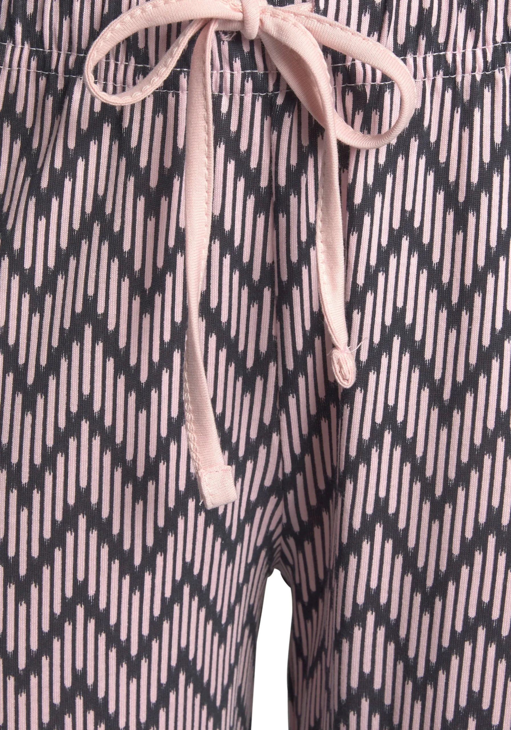 Nachtwäsche|Vivance Dreams Pyjama dunkelblau-gemustert