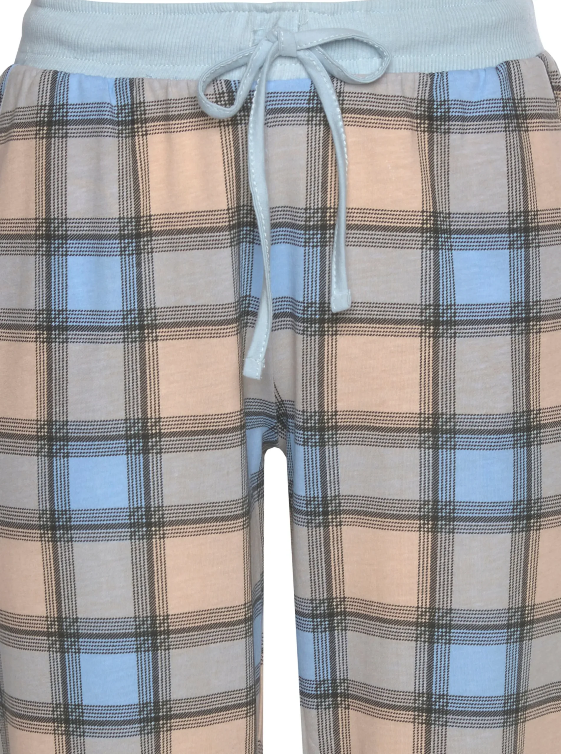 Nachtwäsche|Vivance Dreams Pyjama bordeaux-kariert,kariert-hellblau