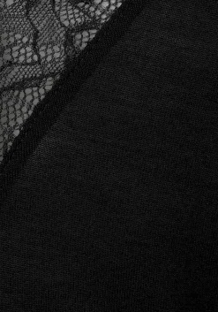 Nachtwäsche|LASCANA Pyjama schwarz