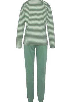 Nachtwäsche|Vivance Dreams Pyjama grün