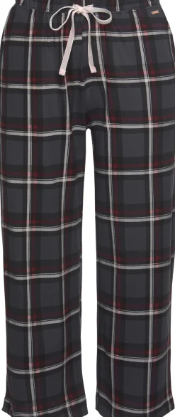 Nachtwäsche|s.Oliver Pyjamahose bordeaux-kariert