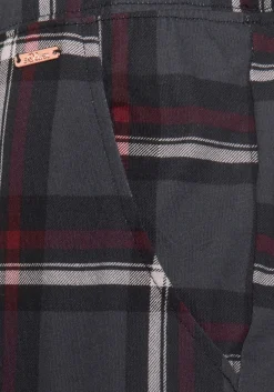 Nachtwäsche|s.Oliver Pyjamahose bordeaux-kariert