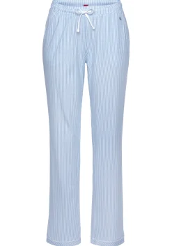Nachtwäsche|s.Oliver Pyjamahose himmelblau-gestreift