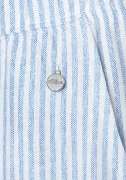 Nachtwäsche|s.Oliver Pyjamahose himmelblau-gestreift
