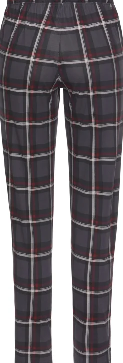 Nachtwäsche|s.Oliver Pyjamahose bordeaux-kariert