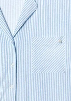 Nachtwäsche|s.Oliver Pyjamaoberteil himmelblau-gestreift
