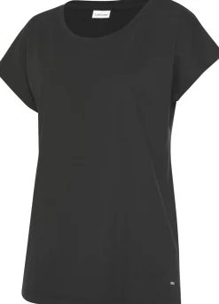 Nachtwäsche|LASCANA Pyjamaoberteil schwarz