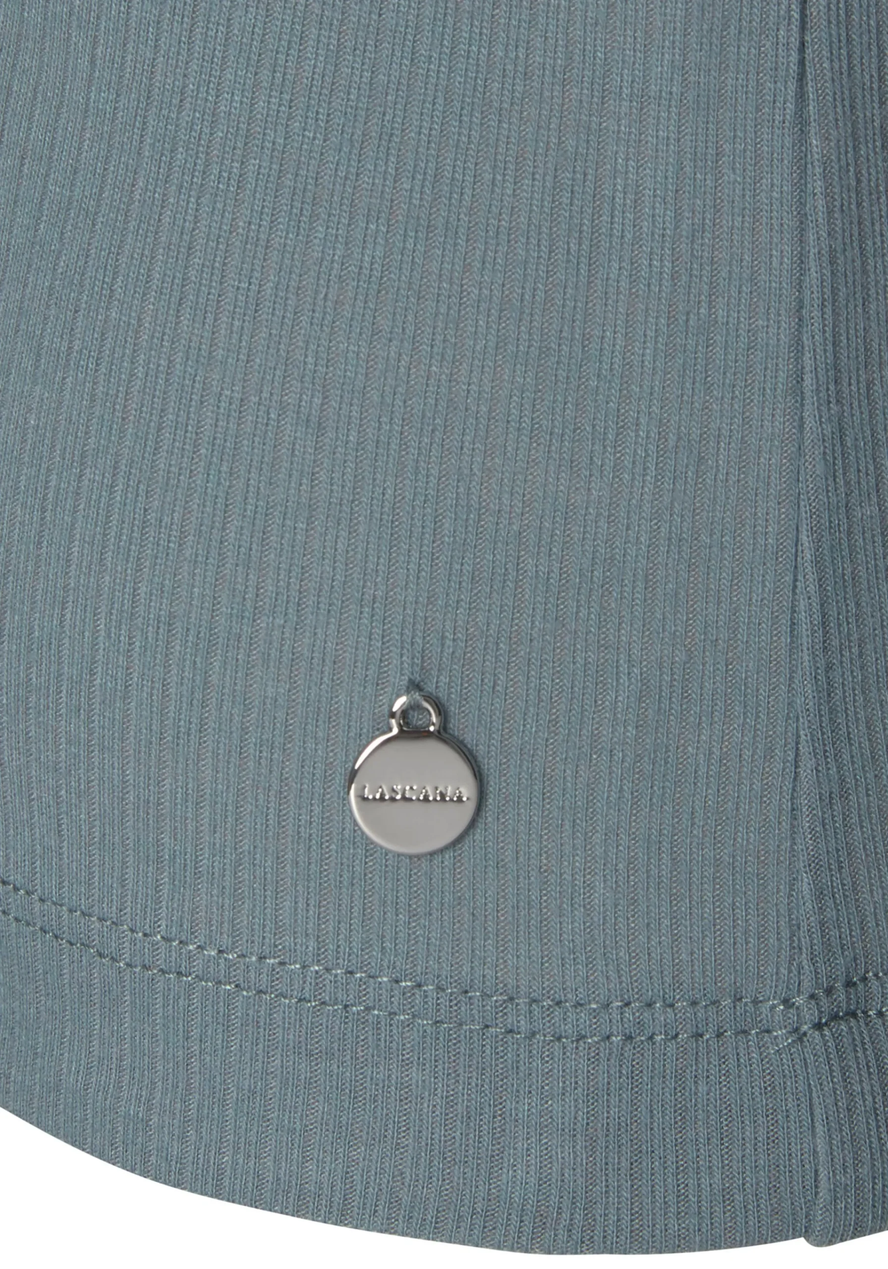 Homewear|Homewear|LASCANA Pyjamaoberteil rauchblau