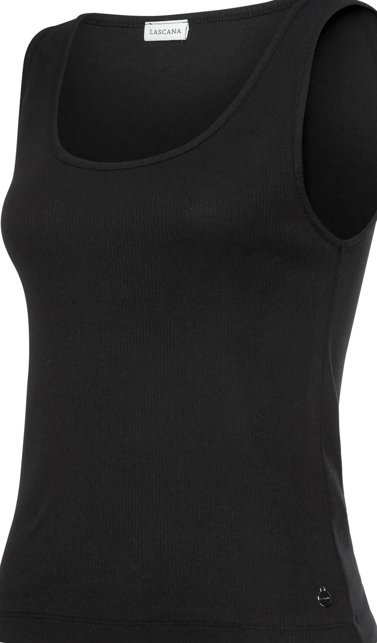 Homewear|Homewear|LASCANA Pyjamaoberteil schwarz