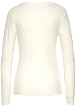 Homewear|Nachtwäsche|LASCANA Pyjamaoberteil ecru
