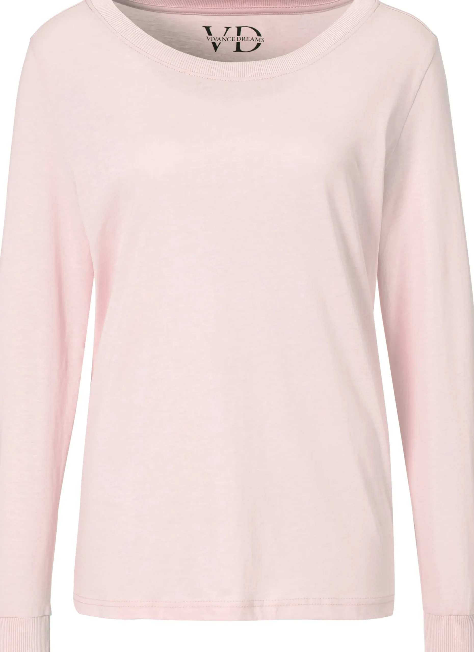 Nachtwäsche|Vivance Dreams Pyjamaoberteil hellrosa