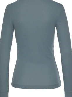 Homewear|Nachtwäsche|LASCANA Pyjamaoberteil rauchblau