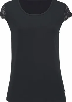 Strandmode|Shirts|LASCANA Pyjamaoberteil schwarz