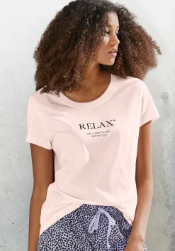 Nachtwäsche|Vivance Dreams Pyjamaoberteil hellrosa