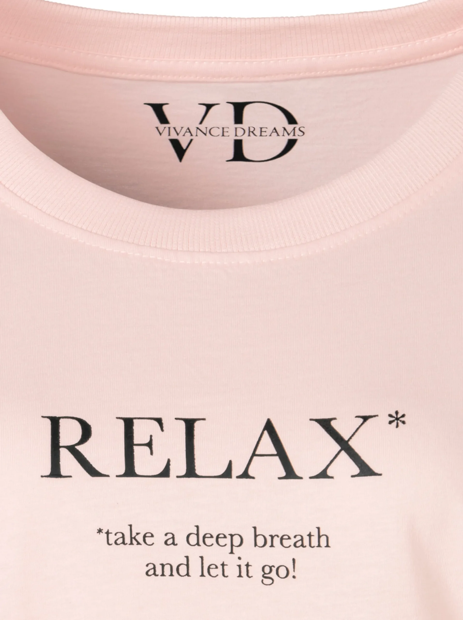 Nachtwäsche|Vivance Dreams Pyjamaoberteil hellrosa