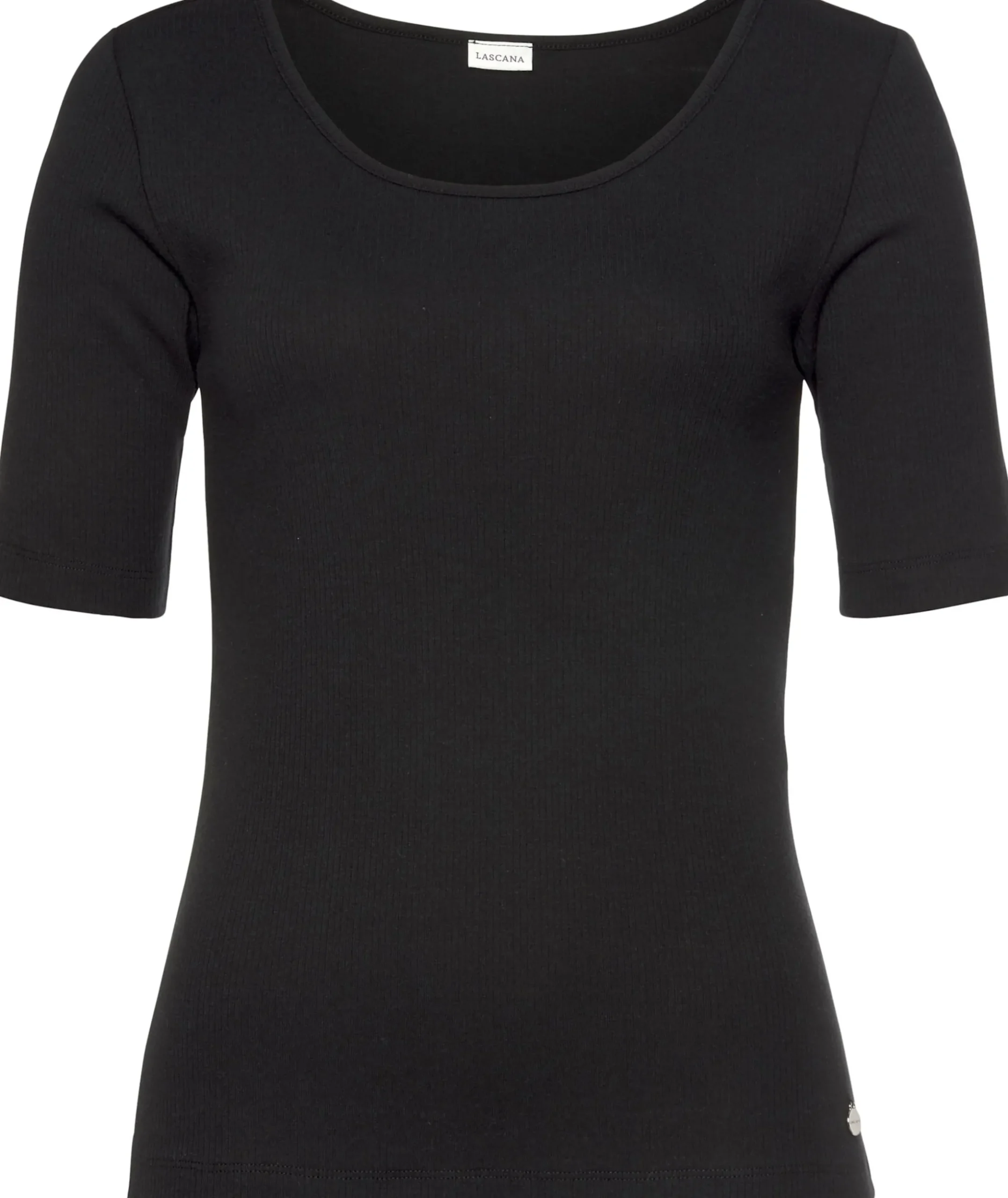 Homewear|Homewear|LASCANA Pyjamaoberteil schwarz