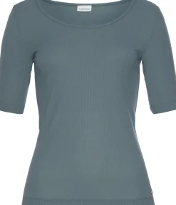 Homewear|Homewear|LASCANA Pyjamaoberteil rauchblau