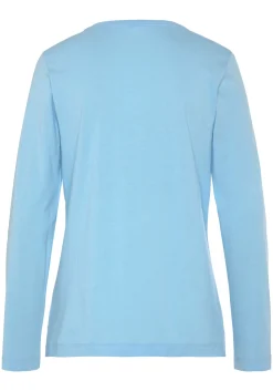 Nachtwäsche|s.Oliver Pyjamaoberteil himmelblau