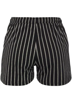 Nachtwäsche|Vivance Dreams Pyjamashorts schwarz-weiß