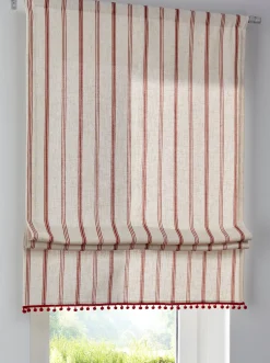 Gardinen & Rollos|heine home Raffrollo natur-rot