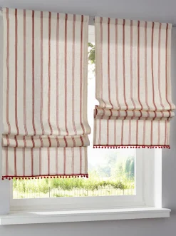 Gardinen & Rollos|heine home Raffrollo natur-rot